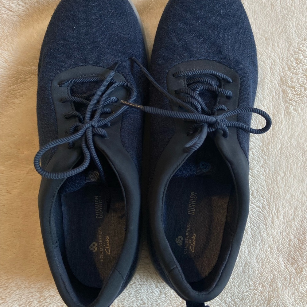 Clarks Blue Minimalist Sneakers